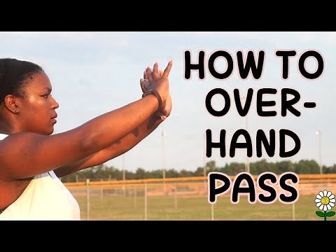 How To Overhand Pass a VOLLEYBALL! ⎮ For Beginners!