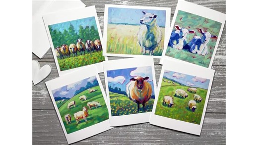 Bird Art Note Cards Set: Betsy Mclellan All-occasion Stationery - Etsy