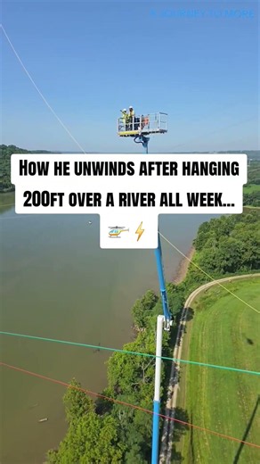 ​200ft high all week, full throttle all weekend! ⚡ Details below! #lineman #utvlife #offroading #sxs