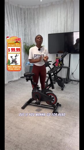 RELIFE REBUILD YOUR LIFE Mini Exercise Bike Compact Stationary Bike Silent Indoor Cycling for Small Space w/Adjustable Seat, Smooth Pedal & Belt Drive