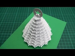 Christmas Tree Pop Up Card Tutorial - 02 (Part 2)