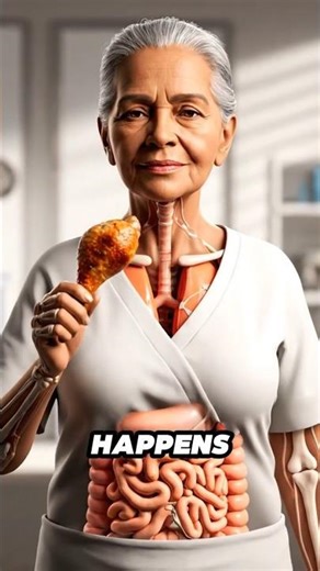 How Does chiken Travel in You? | See Worms Move! | 3D Educational Animation