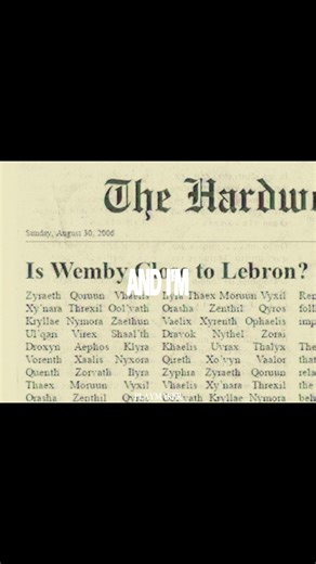 Victor Wembanyama's Dominance: A Prediction