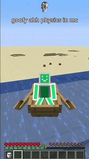 broken physics in minecraft 😭💀