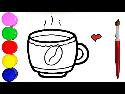 Kaffeetasse Zeichnen und Malen für Kinder