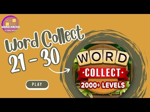 Word Collect Level 21 - 30 Walkthrough