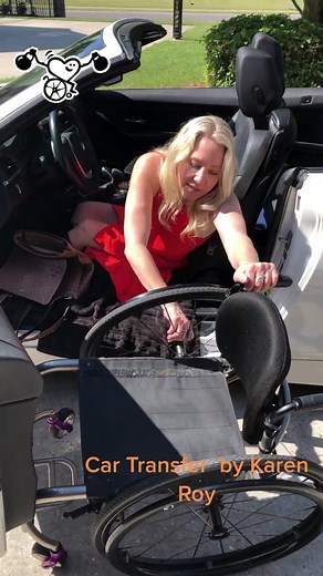 Part of how I hey myself and my wheelchair into one of my cars. #wheelchair #wheelchair♿girl #disabilitytiktok #disability #transfer #wheelcha