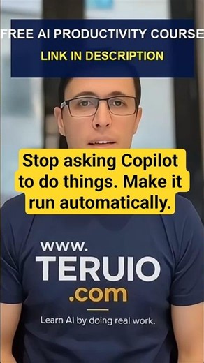 Stop asking Copilot to do things. Make it run automatically.