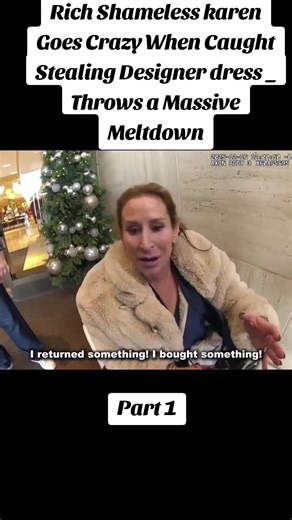 Rich Shameless Karen's Meltdown Over Shoplifting