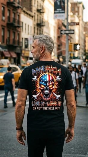 America Live It Love It Or Get The Hell Out Custom Year Tshirt, Custom Year Gen X/Boomer Tshirt