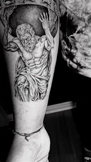 Custom dotwork Atlas #greek #greekmythology #atlas #dotwork