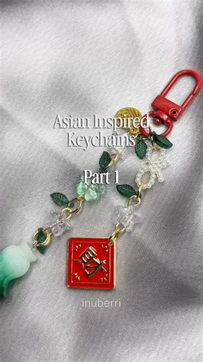 Asian Inspired Keychains Pt 1 #inuberri #lunarnewyear #handmade
