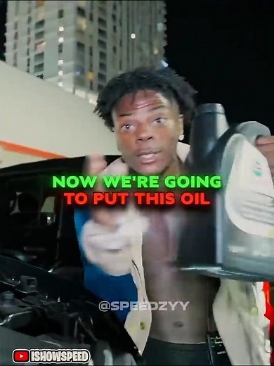 Speed is Certified Car Genius 🛠️💀 #ishowspeed