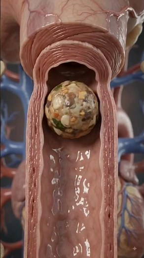 How Food Reaches the Stomach? | Food Journey from Mouth to Stomach | 3D Animation #shorts