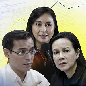 Moreno, Poe, Robredo splitting opposition vote in latest presidential poll