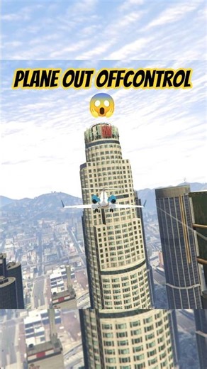 GTA V Plane Crash 💥 Liberty City jaate waqt kya ho gaya