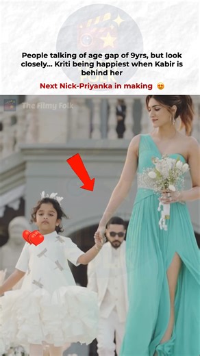 The Filmy Folk on Instagram: "Who is behind Kriti? #kritisanon #kabirbahia #wedding #nupursanon ------------- Everyone Talks Age Gap But Misses This About Kriti Sanon People keep talking about numbers. Age gap. Years. Headlines. But look closely. The happiest Kriti moments happen when one person is quietly behind her. No spotlight. No noise. Just presence. Sometimes love is not about standing next to someone. It’s about standing behind them, protecting their calm. Innocence, elegance, and that u