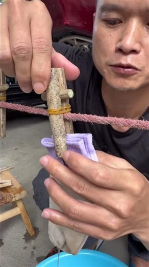 Making Handmade Cloth Clips #shortsfeed #shorts #ytshorts