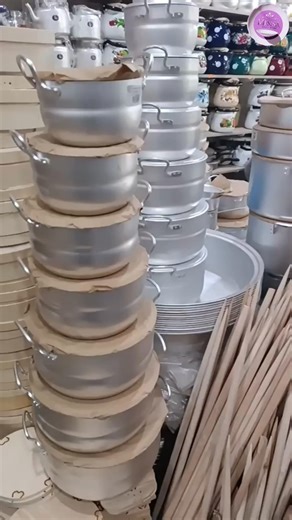 Original aluminum cookware set Heavy Stainles Aluminium Cooking Pots #kitchen #aluminiumcookingpot