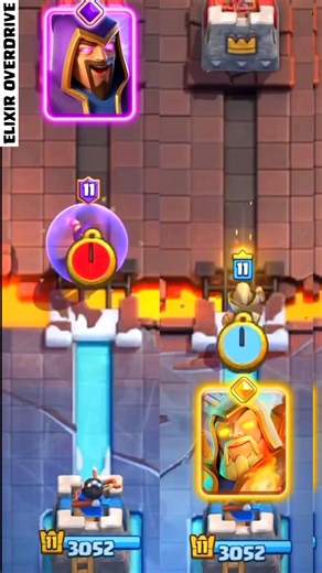 Evo Wizard VS Hero Wizard #clashroyale