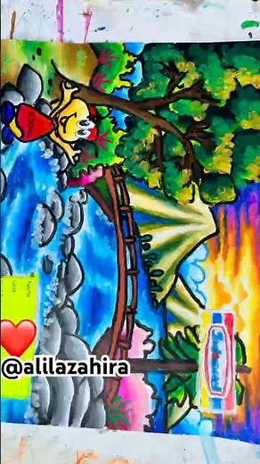 Juara Lomba Mewarnai di Indomaret Tema Pemandangan