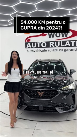Cupra Formentor în stoc la WOW AUTO RULATE - Detalii și contact
