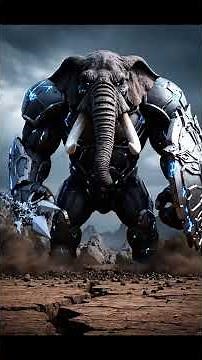 Elephant Discovers Alien Metal And Becomes Pure Armor #scifi #transformation #wildlife