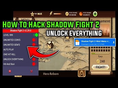 How To Hack Shadow Fight 2 999 Level And Unlock Everything