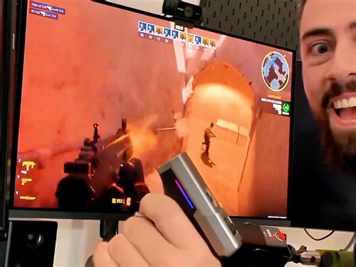 开箱ErgoStrike7下一代FPS游戏鼠标带后坐力 vlog日常
