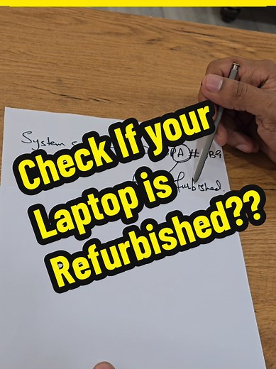 How to Identify Refurbished vs Original Laptops