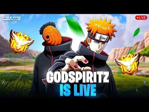 Free Fire Max Live With Godspiritz ff || Road To 50k🎯|| #freefirelive #shortsfeed#freefiremax