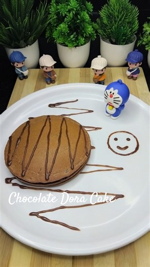 Day 11 🔥 Iske andar kya hai? 😳 | Chocolate Dora Cake 🤤. #shorts #achalapnaswad #doracake #cake