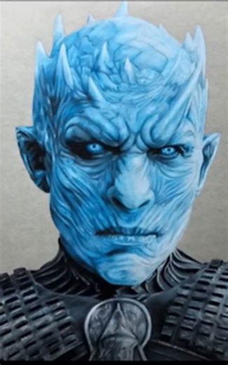 Ice cold — drawing the Night King from Game of Thrones