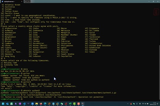 创建Python-Python3的硬链接