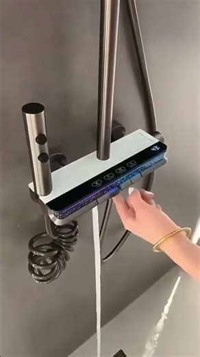 Coloana de Dus Smart, Ecran LED, Afisare Temperatura si Temporizator, 4 moduri de curgere a apei