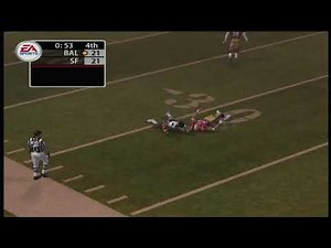 Madden NFL 2005 (PS2) ravens vs 49ers (CPU vs CPU)
