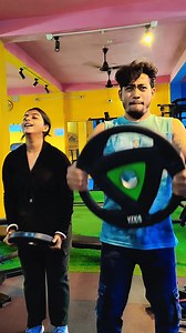 Shoulder plate front raise exercise ✅ #motivation #gym #shoulderworkout #couple #reels #trending | Riya Das