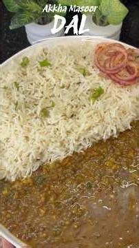 Dhaba Style Akkha Masoor Dal || Healthy Indian Dal Recipe ‪@mannudakitchen‬