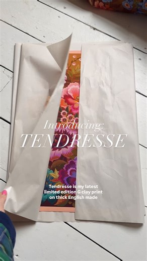 Natasha Coverdale on Instagram: "📣NEW 🌺 LAUNCH Next Saturday = 17.01.26 ~ Tendresse ~ My latest limited Edition Giclée print and 1st for 2026! • Archive Quality Giclée print • Pigment Inks • 330gsm English paper from a factory established in with 1700’s • Each print signed with a unique wax seal • Sizes A3 - A0 (this is an A2) ✨LAUNCH TREAT✨The first 20 orders will be able to enjoy 50% off with a special code! How do I get the code? 🚀Sign up to my newsletter and receive this code and the exac