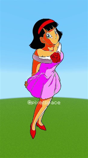 Saiyan Energy Rising in Pixel Art | Android 18, Videl, Bulma & Goku