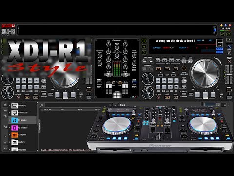 Pioneer XDJ-R1 Style VirtualDJ 8 Skin By Wayne Evans