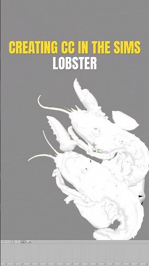 CREATING SIMS 4 CC PT 20 | Lobster | #thesims4 #blender