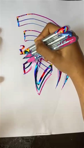 How To Write Beautiful Allah Arabic Calligraphy 💚🤍#islamic#shorts