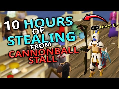 Stealing Cannonballs - For 10 Hours (87 Thieving)