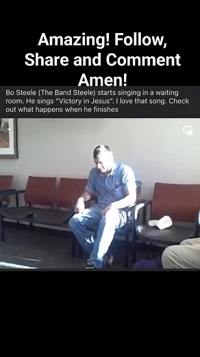Amazing song! Victory in Jesus! Thanks Bo Steele The Band Steele for this great entertainment in the waiting room! #TheBandSteele #Jesus #VictoryInJesus #Godisgood #Amen #christian #christianmusic #christianreels #christianlife | Rob Burchett