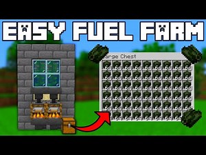 🦅 Minecraft Bedrock 1.20 | EASY FUEL FARM TUTORIAL!