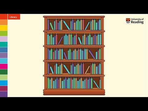 Finding a book on the shelf