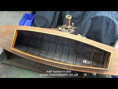 A VINTAGE MODEL STEAM BOAT RESTORATION - PART #1