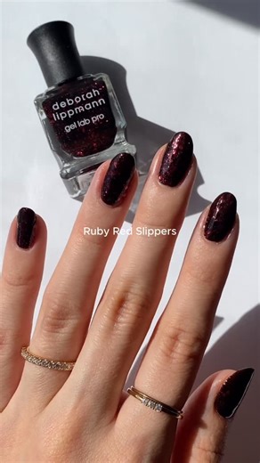 deborah lippmann on Instagram: "Santa called… he said your nails need to sparkle. ✨❤️"