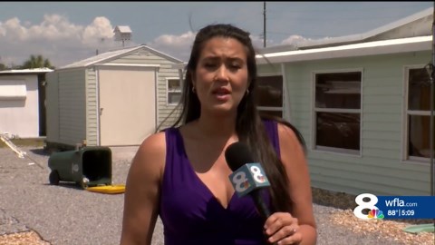 Intense winds damage Sebring mobile home park, leaving one with minor injuries